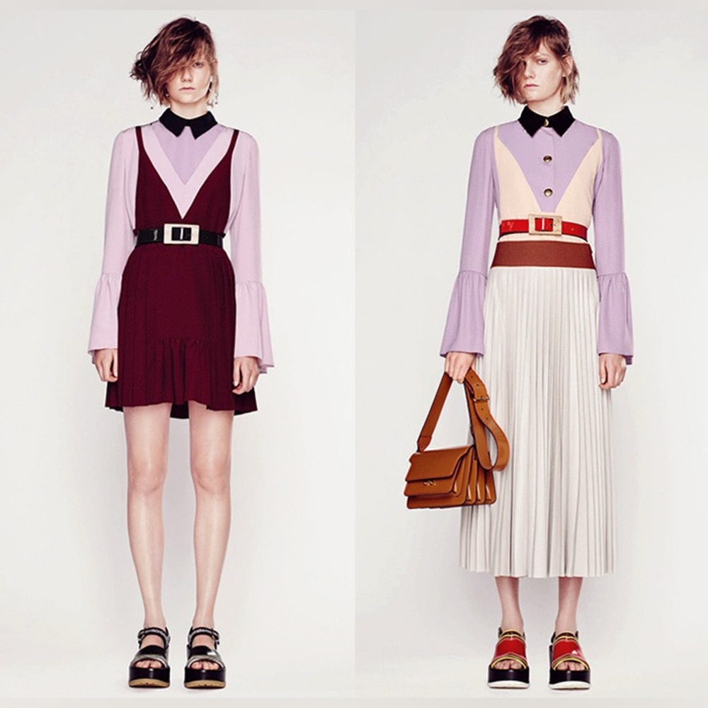 Marni illusion babydoll dress M Tags attached